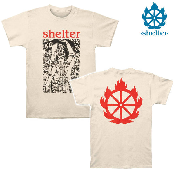 【即出荷可能】Shelter /シェルター - Logo Tシャツ（ナチュラル）