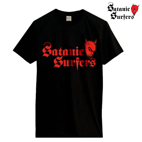 【即納】Satanic Surfers / サタニック・サーファーズ - DEVIL LOGO Tシャツ(ブラック)