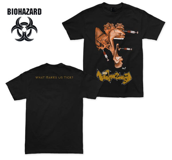 【即納】Biohazard/バイオハザード - What Makes Us Tick Tシャツ (ブラック)