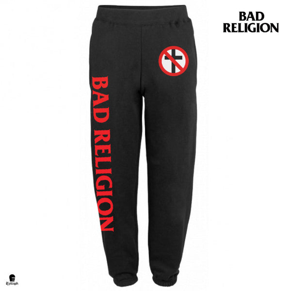 【品切れ】Bad Religion / バッド・レリジョン - Vintage Crossbuster ジョガー・スウェットパンツ(ブラック)