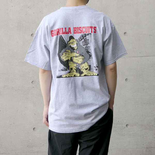 【即納】Gorilla Biscuits /ゴリラ・ビスケッツ - Hold Your Ground Tシャツ(グレー)
