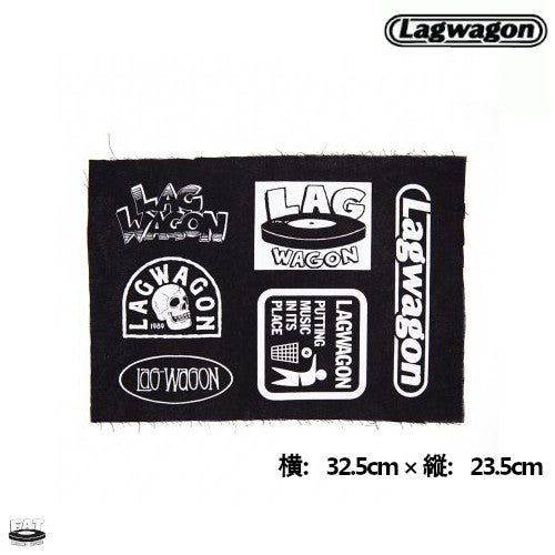 【お取り寄せ】Lagwagon / ラグワゴン - パッチシート (ブラック)