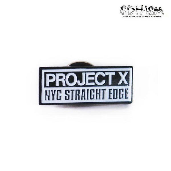 【品切れ】Schism Records / スシマレコード -  Project X エナメルピンズ