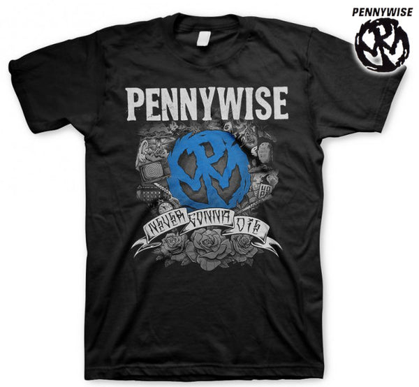 【お取り寄せ】Pennywise /ペニーワイズ - Never Gonna Die Tシャツ (ブラック)