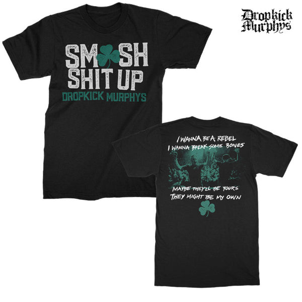 【お取り寄せ】Dropkick Murphys/ドロップキック・マーフィーズ - Smash Shit Up Tシャツ(ブラック)
