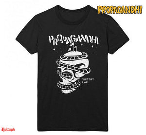 【お取り寄せ】Propagandhi /プロパガンディ - Rollercoaster Skull Tシャツ (ブラック)