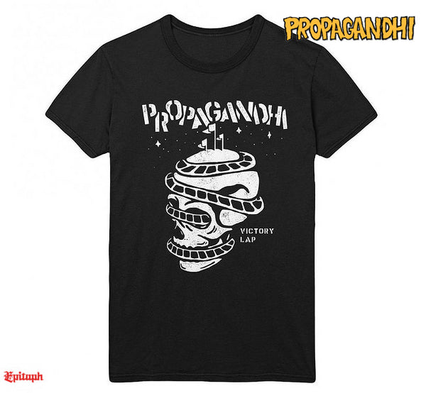 【お取り寄せ】Propagandhi /プロパガンディ - Rollercoaster Skull Tシャツ (ブラック)