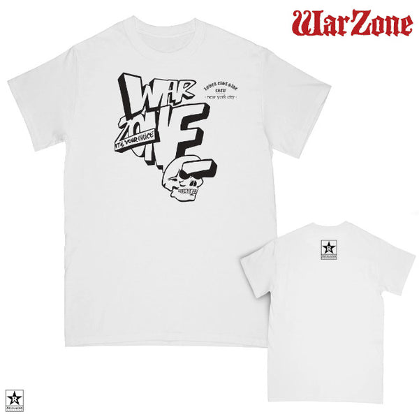 【即納】Warzone / ウォー・ゾーン - IT'S YOUR CHOICE Tシャツ(ホワイト)