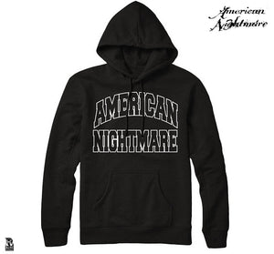 【お取り寄せ】American Nightmare(Give Up The Ghost) /アメリカン・ナイトメア(ギブ・アップ・ザ・ゴースト) - VARSITY プルオーバーパーカー(ブラック)
