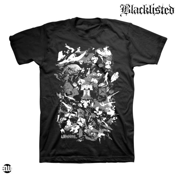 【お取り寄せ】Blacklisted / ブラックリステッド - PEACE ON EARTH, WAR ON STAGE Tシャツ(ブラック)