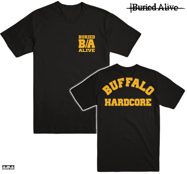 【お取り寄せ】Buried Alive / ベリード・アライブ - BUFFALO HARDCORE Tシャツ(ブラック)