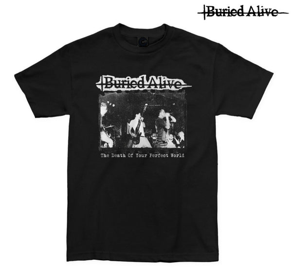 【お取り寄せ】Buried Alive / ベリード・アライブ - Death Of Your Perfect World Tシャツ(ブラック)4XLあり