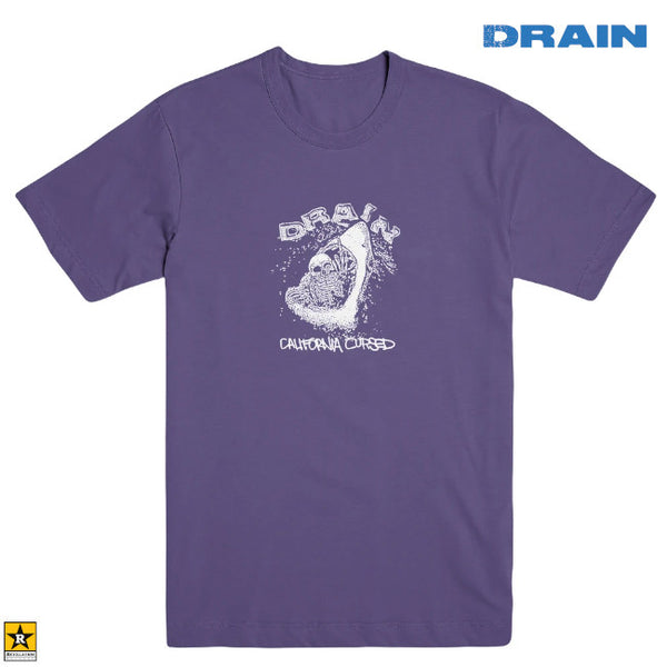 【完売】【お取り寄せ】Drain / ドレーン - SHARK Tシャツ (ヴァイオレットパープル)