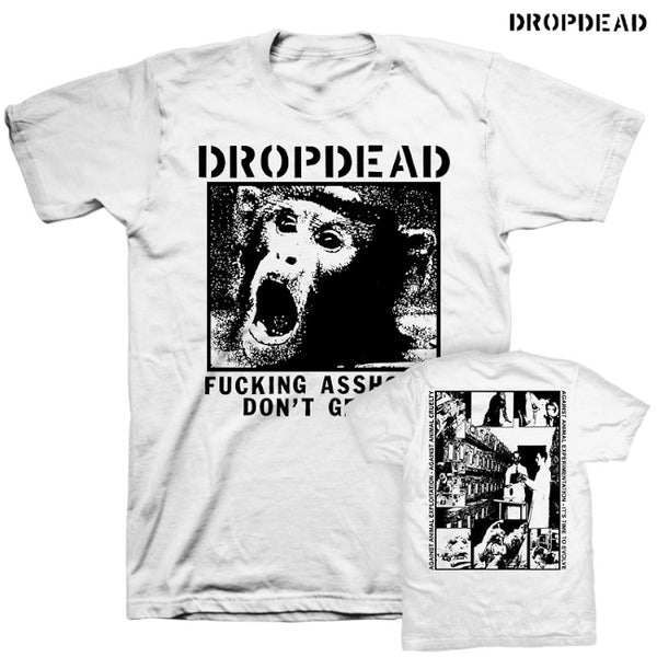 【お取り寄せ】DROPDEAD / ドロップデッド - ASSHOLES DON'T GET IT Tシャツ(ホワイト)