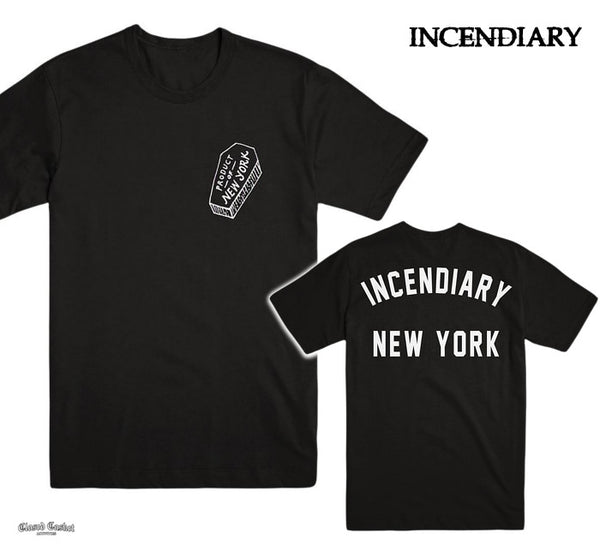 【お取り寄せ】Incendiary / インセンダイアリー - Product of NY Tシャツ(ブラック)