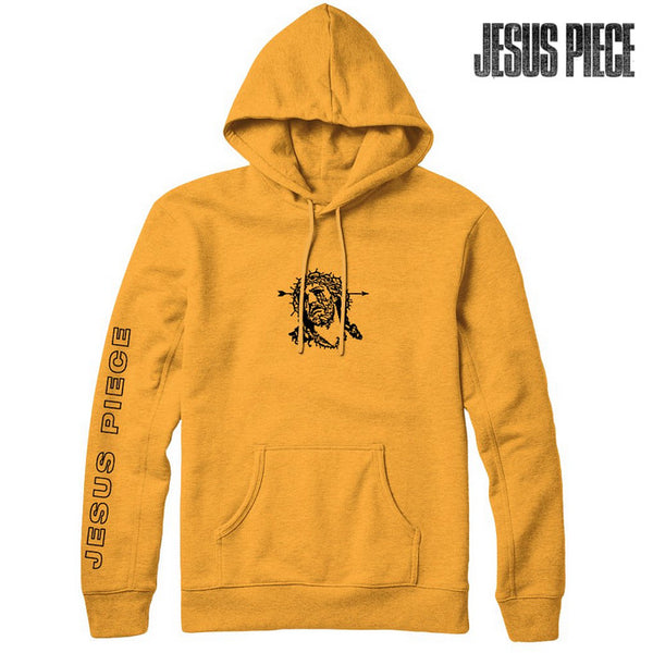 【お取り寄せ】Jesus Piece / ジーザス・ピース - God Head プルオーバーパーカー(イエロー・ゴールド)