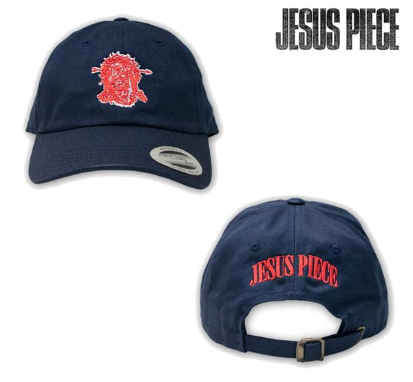 【お取り寄せ】Jesus Piece / ジーザス・ピース - Jesus Classic ダッドハット・キャップ(ネイビー)