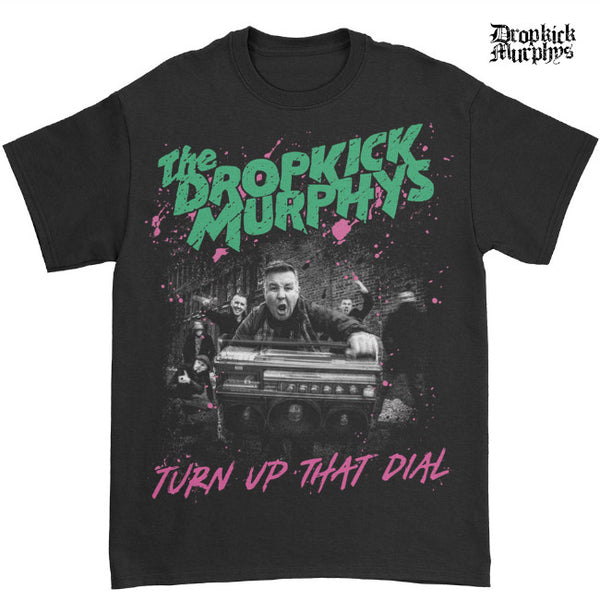 【即納】Dropkick Murphys / ドロップキック・マーフィーズ - Turn Up That Dial Cover Tシャツ (ブラック)