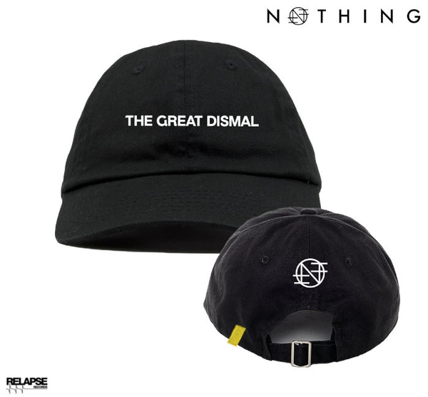 【お取り寄せ】Nothing / ナッシング - THE GREAT DISMAL ダッドハット・キャップ (ブラック)