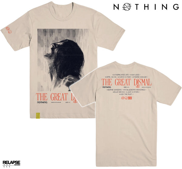 【お取り寄せ】Nothing / ナッシング - THE GREAT DISMAL Tシャツ (サンド)