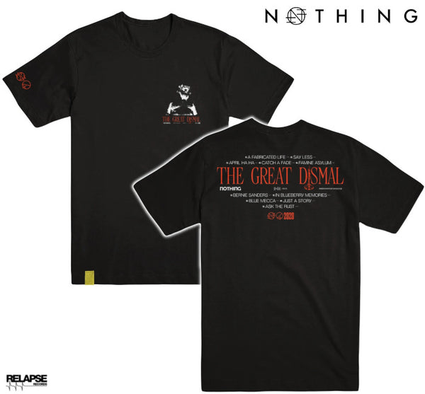 【お取り寄せ】Nothing / ナッシング - THE GREAT DISMAL Tシャツ (ブラック)