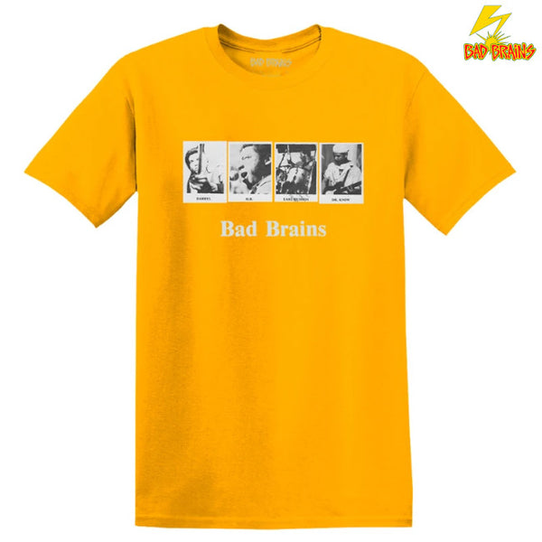 【即納】【廃盤】【早い者勝ち！】Bad Brains /バッド・ブレインズ - PAY TO CUM PHOTO Tシャツ(ゴールドイエロー