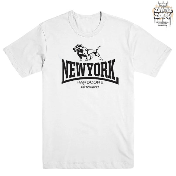 【お取り寄せ】NYHC Streetwear / Danny Diablo / ダニー・ディアブロ - Pitbull New York Hardcore Tシャツ(ホワイト)