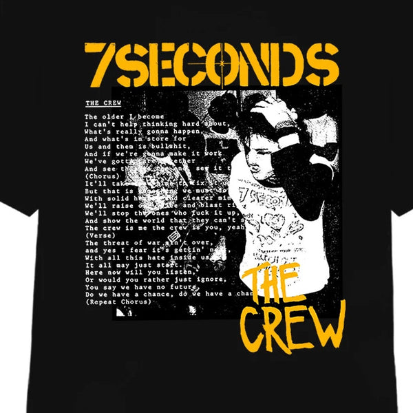 【お取り寄せ】7Seconds /セブン・セカンズ - HEAD HOLD Tシャツ(ブラック)