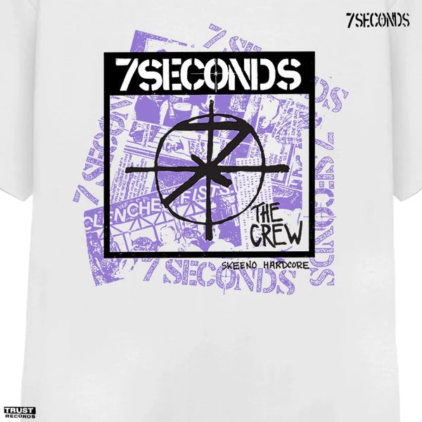 【お取り寄せ】7Seconds /セブン・セカンズ - COLLAGE Tシャツ(ホワイト)