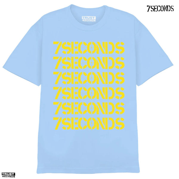 【お取り寄せ】7Seconds /セブン・セカンズ - GOLD REPEAT Tシャツ(ブルー)
