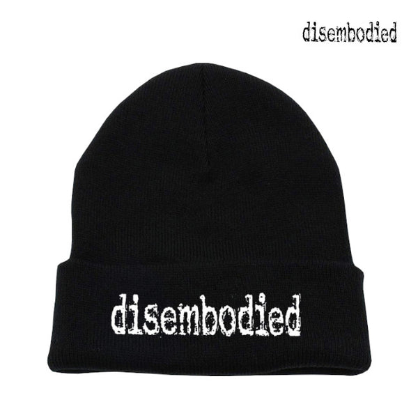 【お取り寄せ】Disembodied / ディセンボディード - Logo ビーニー・ニット帽(ブラック)