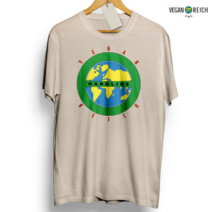 【お取り寄せ】Vegan Reich / ヴィーガン・リッチ - HARDLINE Tシャツ(ナチュラル)