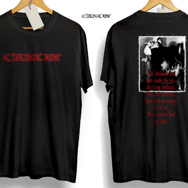 【お取り寄せ】Canon / キヤノン - ABOVE THE LAW Tシャツ(ブラック)