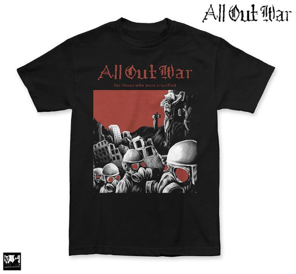 【お取り寄せ】All Out War / オール・アウト・ウォー - Crucified Tシャツ(ブラック)4XLあり