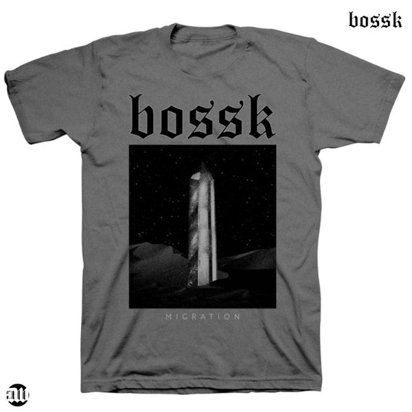 【お取り寄せ】Bossk / ボスク - MIGRATION ISOLATION Tシャツ(グレー)