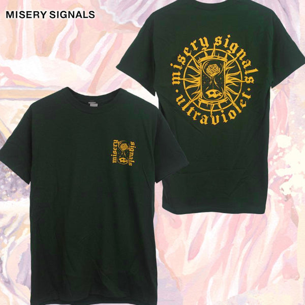 【お取り寄せ】Misery Signals / ミザリー・シグナルズ - Hourglass Tシャツ(フォレストグリーン)