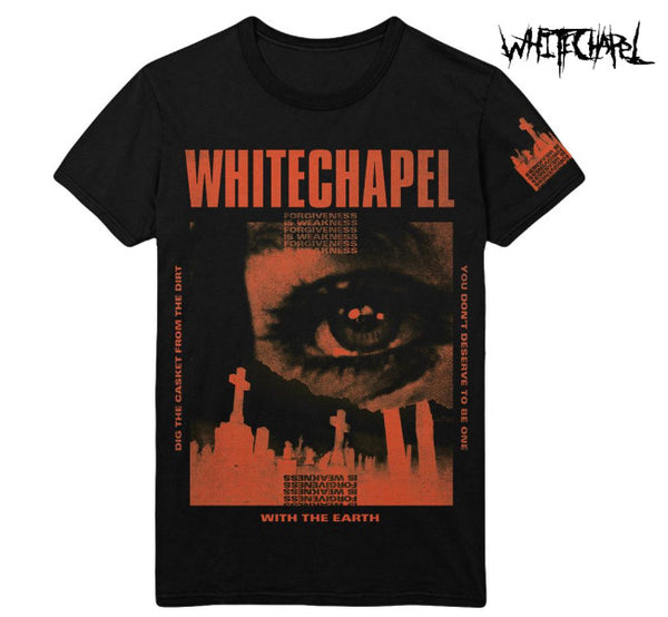 【お取り寄せ】Whitechapel / ホワイトチャペル - Forgiveness Is Weakness Tシャツ(ブラック)