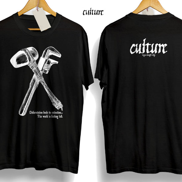 【お取り寄せ】Culture / カルチャー - DEFORESTATION Tシャツ(ブラック)