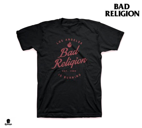 お取り寄せ】Bad Religion / バッド・レリジョン - LA Is Burning Tシャツ（ブラック） – Punk Market