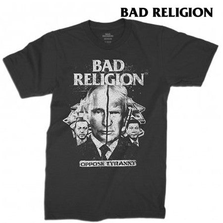【お取り寄せ】Bad Religion / バッド・レリジョン - Oppose Tyranny Ｔシャツ（ブラック）