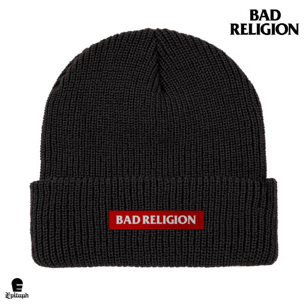 【お取り寄せ】Bad Religion / バッド・レリジョン - Logo ビーニー・ニット帽（ブラック）
