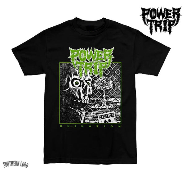 【お取り寄せ】Power Trip /パワートリップ - Ruination Tシャツ(ブラック)