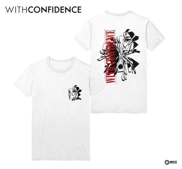 【お取り寄せ】With Confidence / ウィズ・コンフィデンス - Glass Girl Tシャツ(ホワイト)