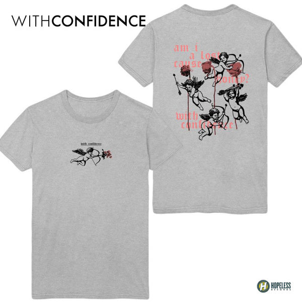 【お取り寄せ】With Confidence / ウィズ・コンフィデンス - Cherub Tシャツ(ヘザーグレー)