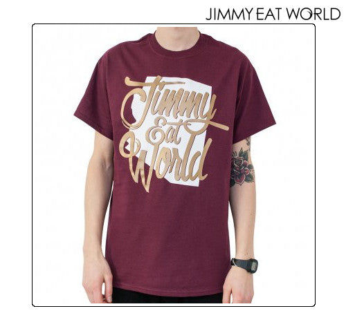 【お取り寄せ】Jimmy Eat World /ジミー・イート・ワールド - Arizona Tシャツ (バーガンディー)