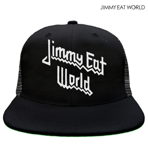 【お取り寄せ】Jimmy Eat World /ジミー・イート・ワールド - Trucker トラック・メッシュキャップ (ブラック)