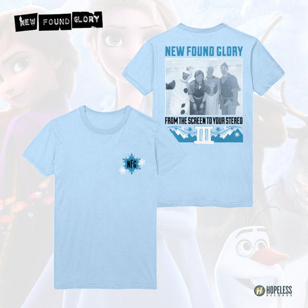 【お取り寄せ】New Found Glory / ニュー・ファウンド・グローリー - Very Cold Sisters Tシャツ(ブルー)