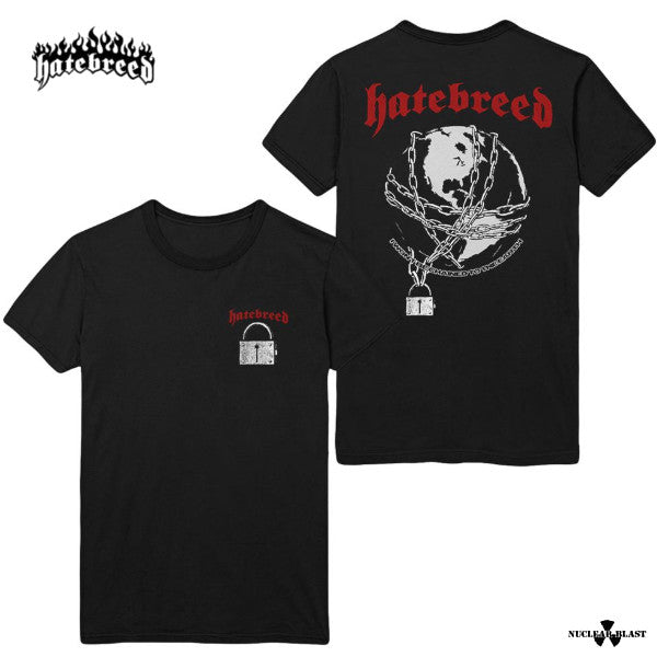 【お取り寄せ】Hatebreed /ヘイトブリード - Padlock Tシャツ(ブラック)