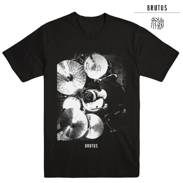 【お取り寄せ】BRUTUS / ブルータス - DRUMS Tシャツ(ブラック)