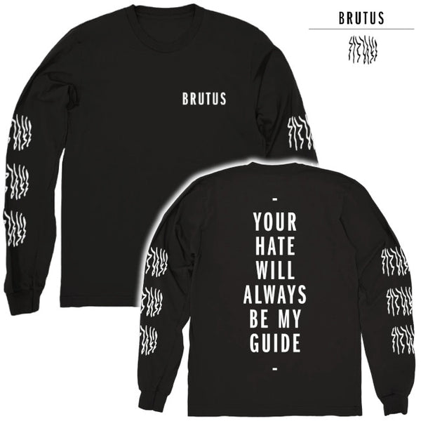 【お取り寄せ】BRUTUS / ブルータス - WAR ロングスリーブ・長袖シャツ(ブラック)